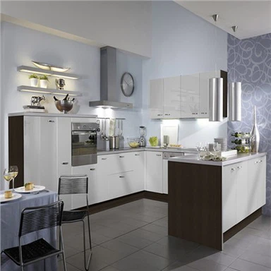 Meubles de cuisine en feuille de PVC