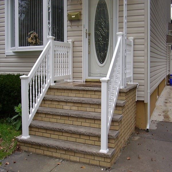 White PVC Railing