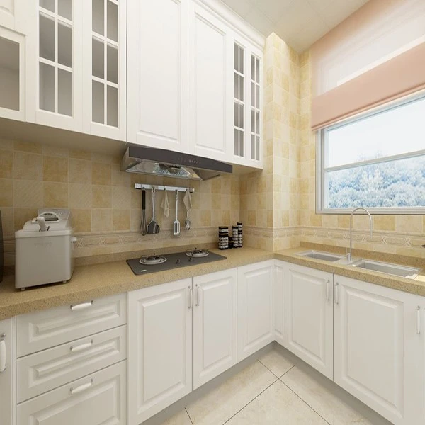 White PVC Kitchen Cabinet