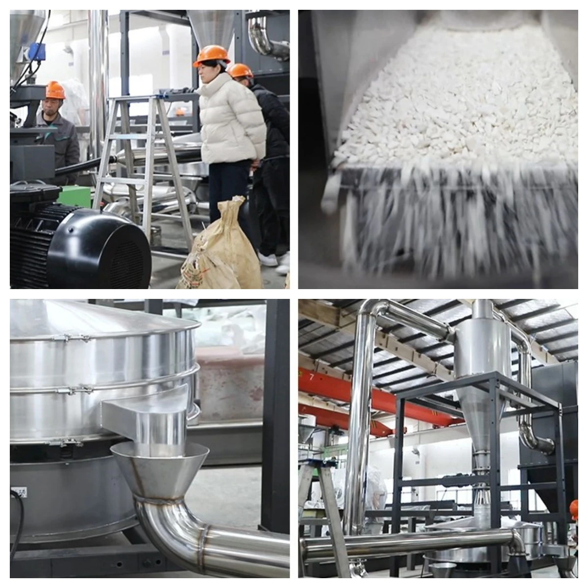 PVC building material recycling process PVC building material recycling process